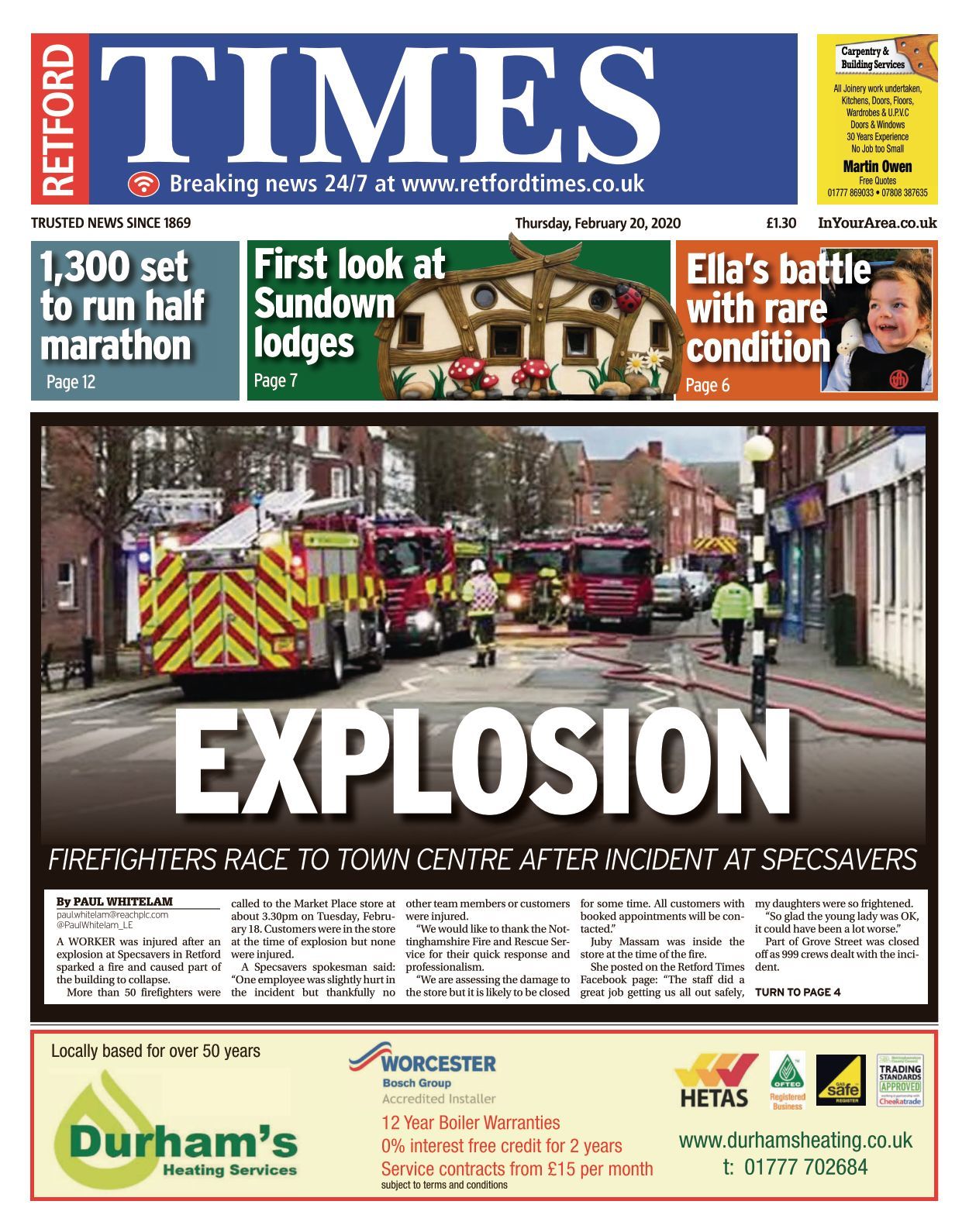 Retford Times 20200220