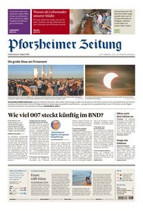 Pforzheimer Zeitung - Ausgabe Pforzheim 2026-08-13