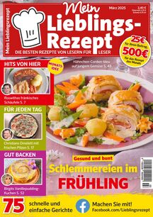 Mein Lieblingsrezept Ausgabe 3/2025