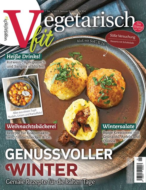 Vegetarisch fit Ausgabe 01/2023
