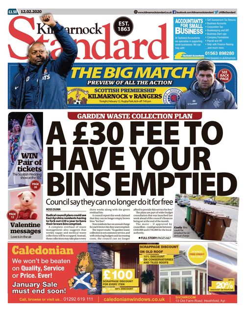 Kilmarnock Standard 20200212