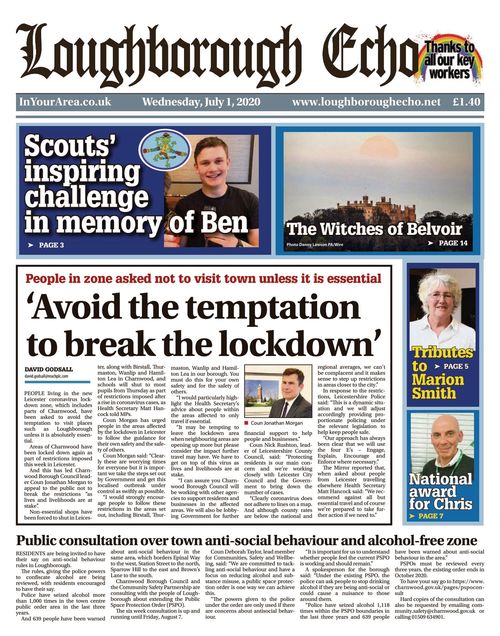 Loughborough Echo 2020 07 01