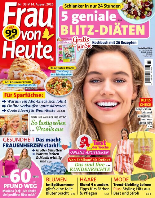 Frau von Heute Ausgabe 33/2026
