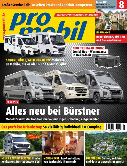 Promobil Ausgabe 08/2025