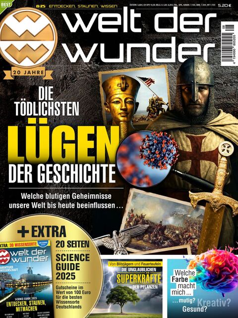 Welt der Wunder Magazin Ausgabe 8/2025