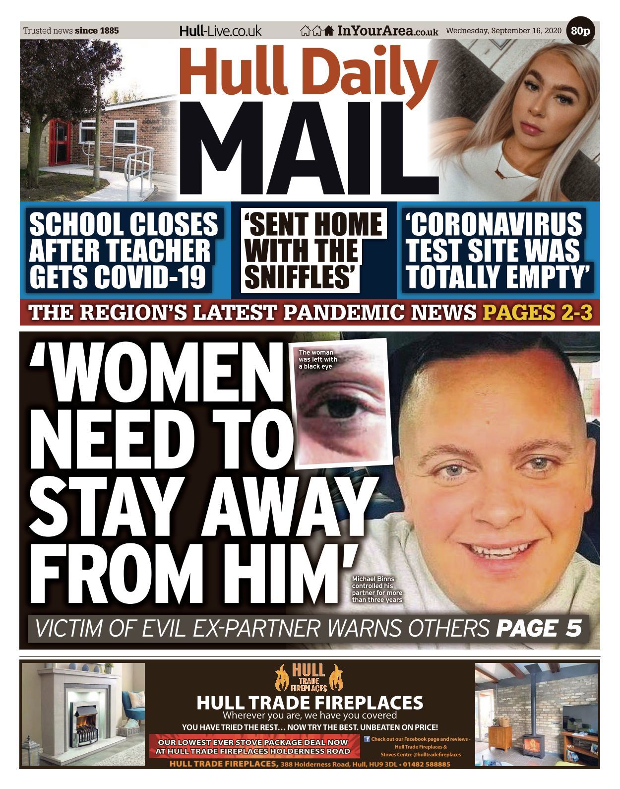 Hull Daily Mail 20200916
