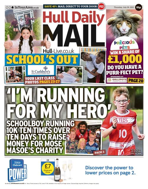 Hull Daily Mail 20210729