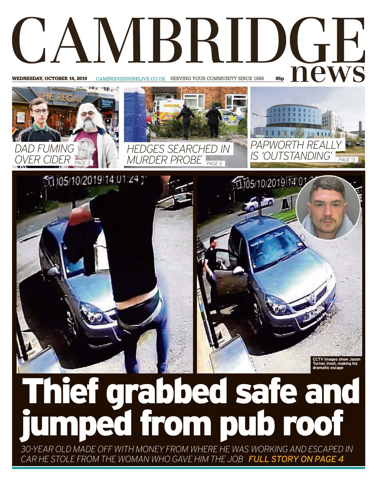 Cambridge News 20191016