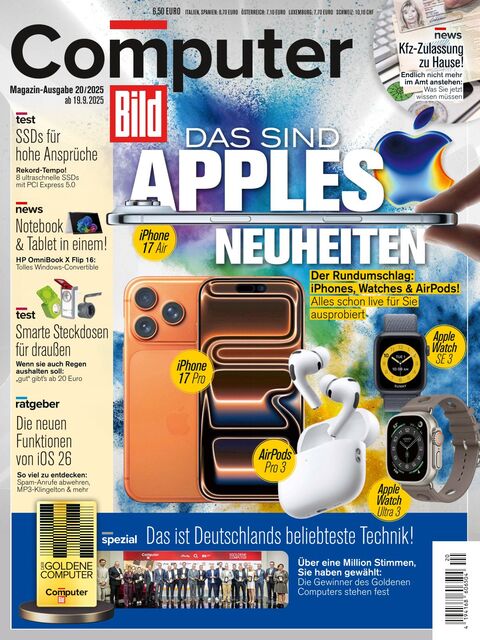 COMPUTER BILD Ausgabe 20/2025