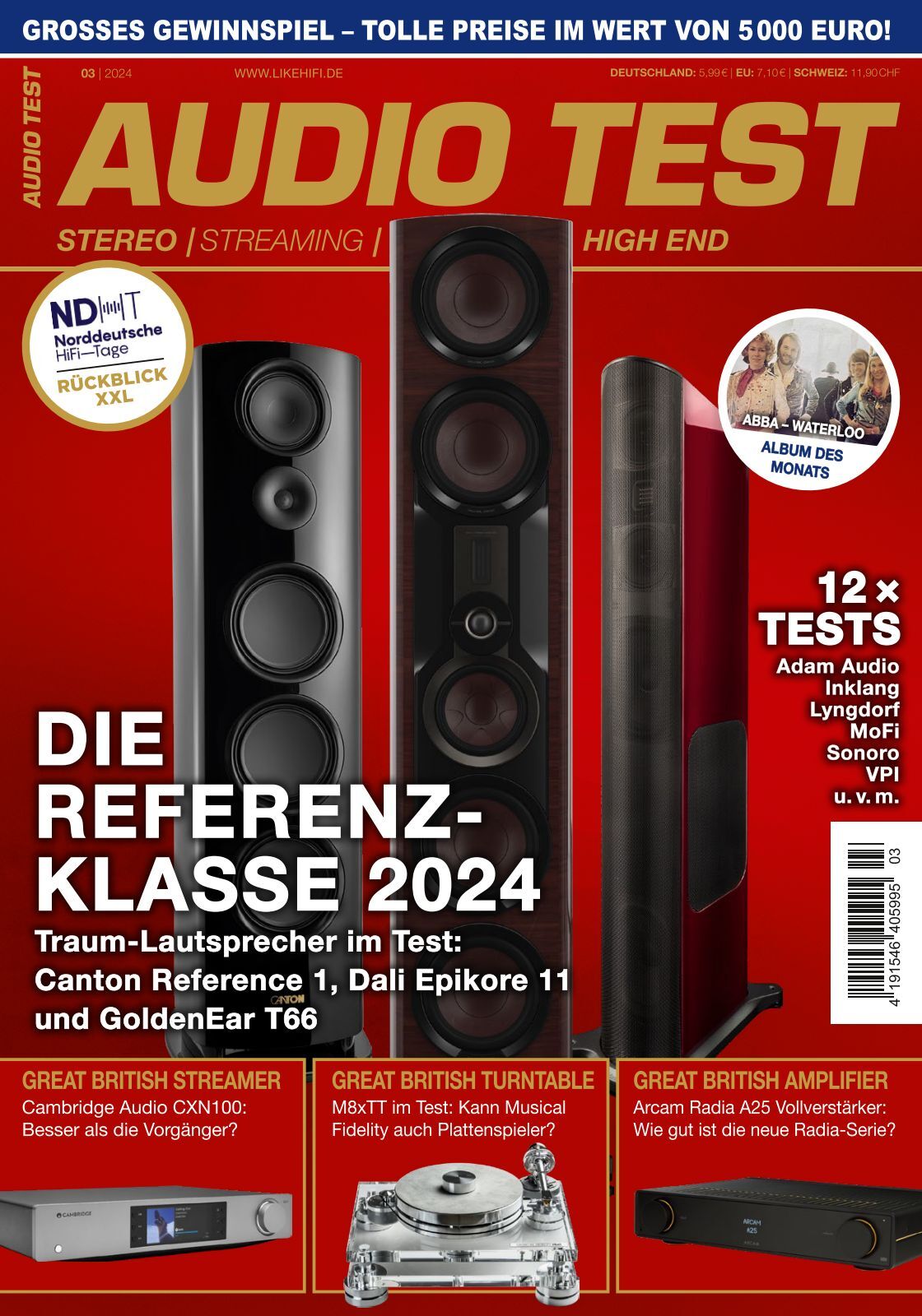 AUDIO TEST - Ausgabe 03/2024