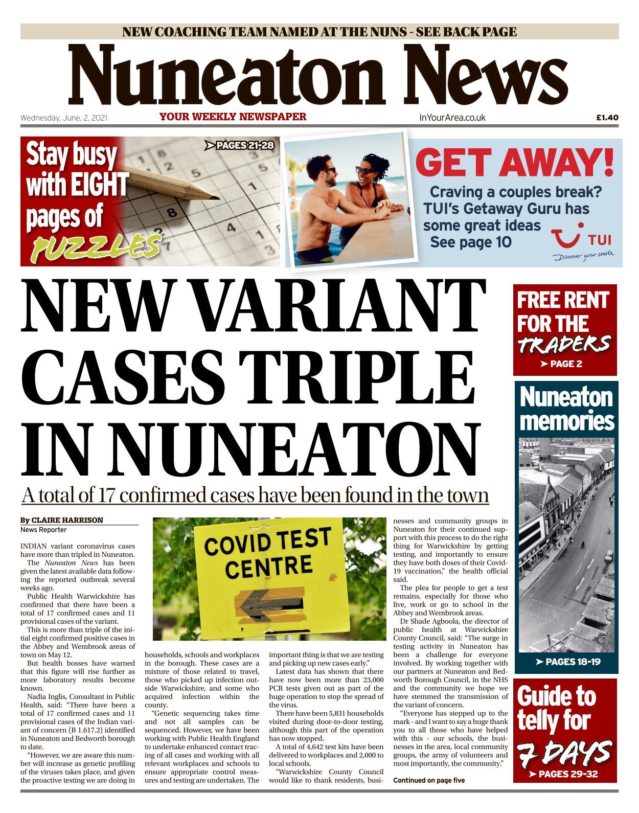 Nuneaton News 20210602
