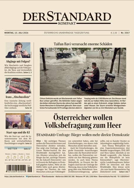 DER STANDARD Kompakt 2026-07-13
