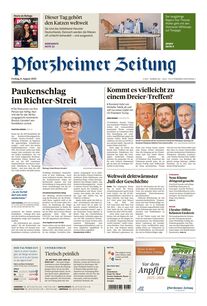 Pforzheimer Zeitung - Ausgabe Pforzheim 2025-08-08