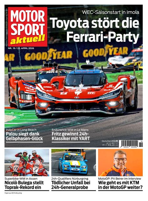 MOTORSPORT AKTUELL 2026-04-21