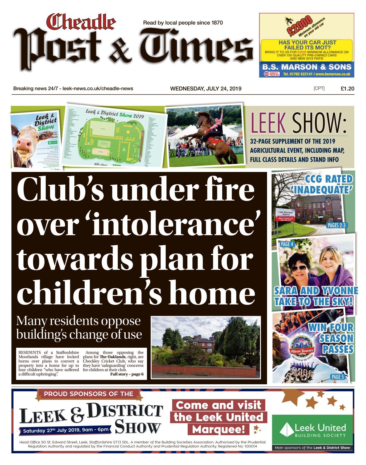 Cheadle Post And Times 20190724