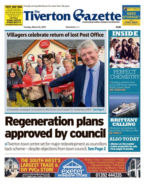 Tiverton Gazette 20190326