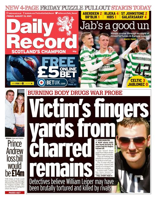 Daily Record West 2021 08 13