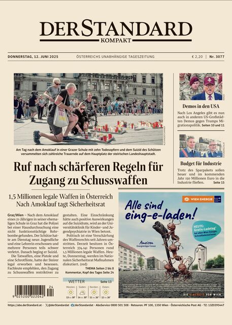 DER STANDARD Kompakt 2025-06-12