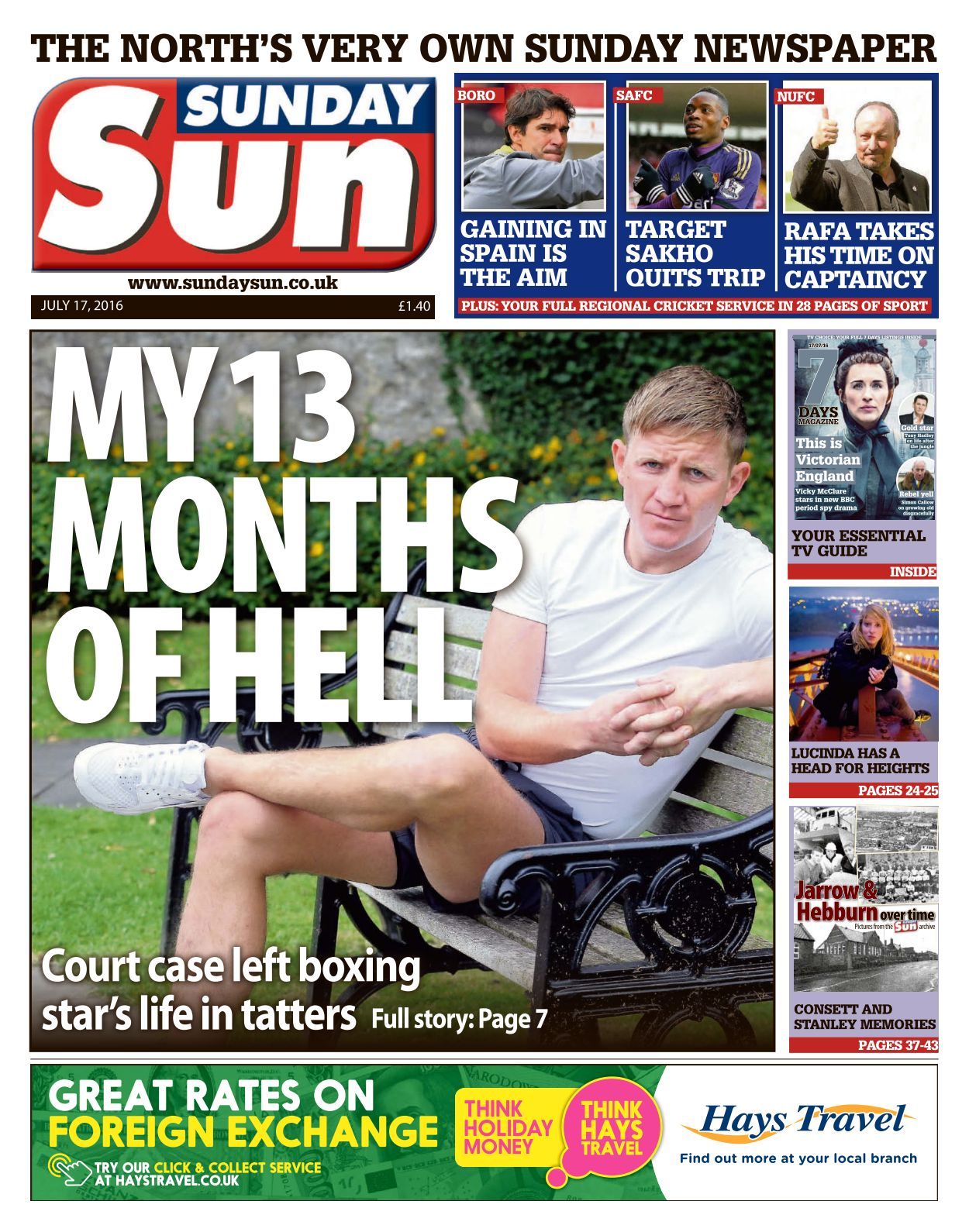 Sunday Sen Sunday Sun - 2016-07-17