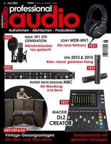 Professional audio Ausgabe 06/2023