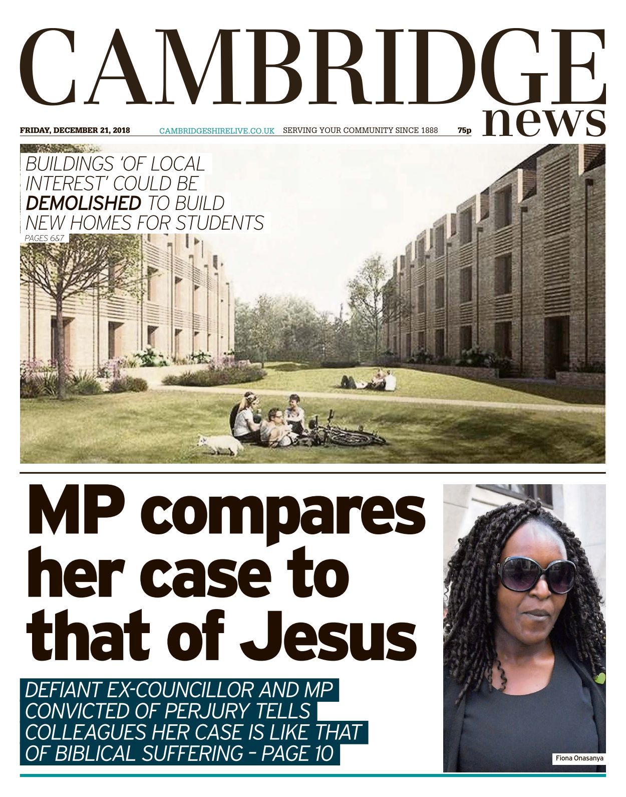 Cambridge News 20181221