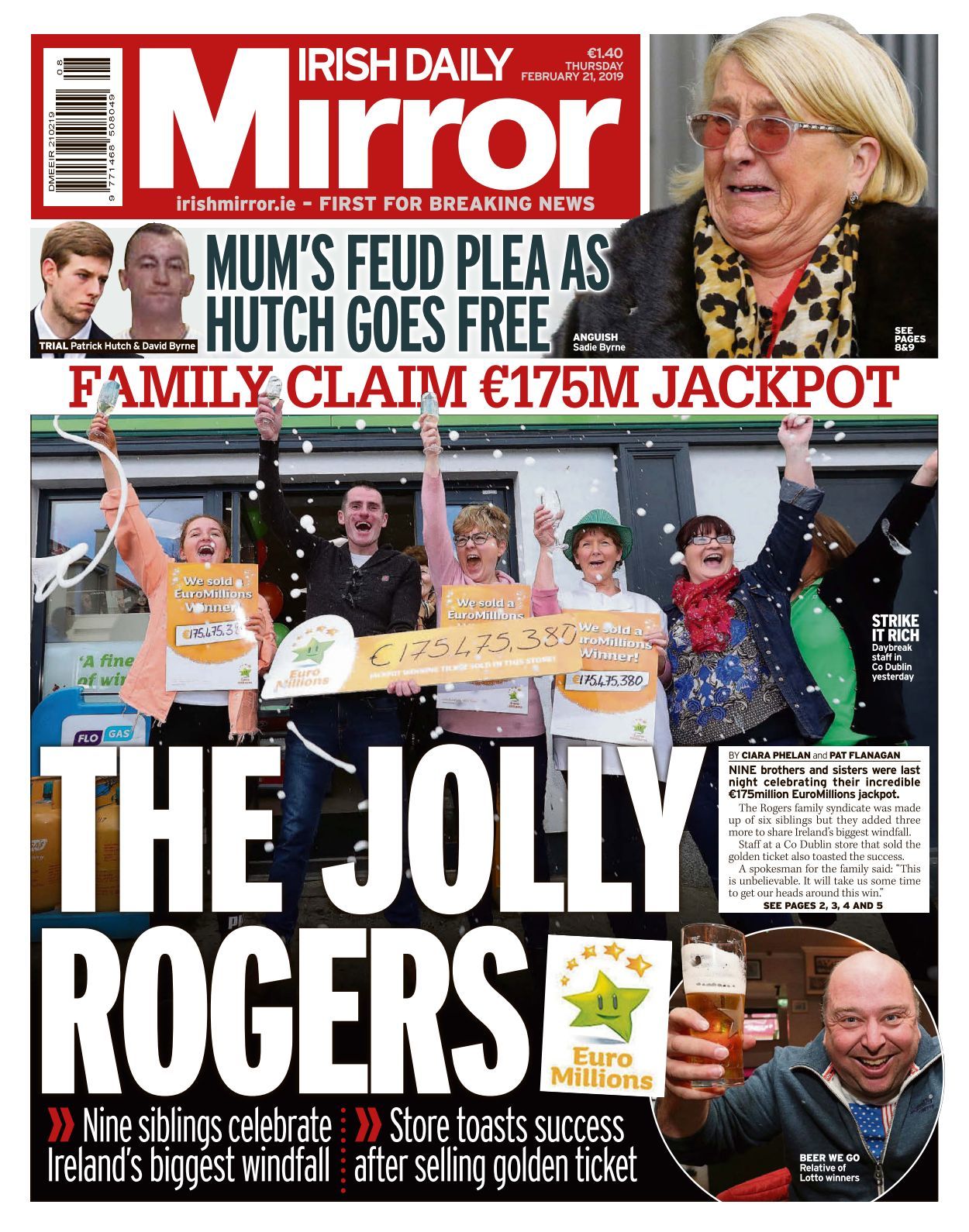 Irish Daily Mirror 20190221