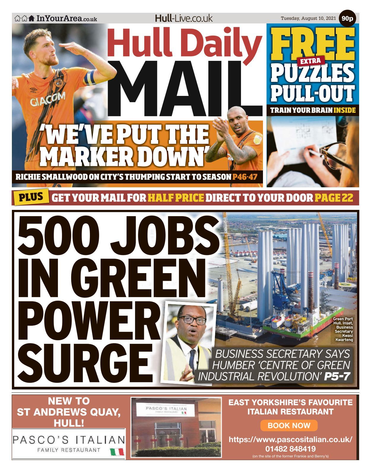 Hull Daily Mail 20210810