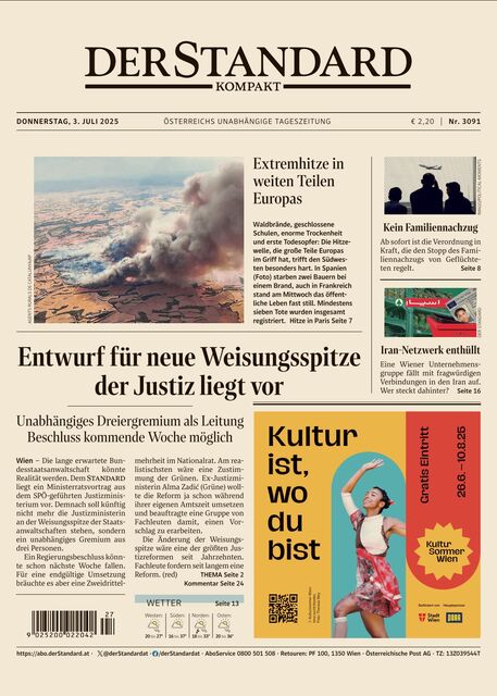 DER STANDARD Kompakt 2025-07-03