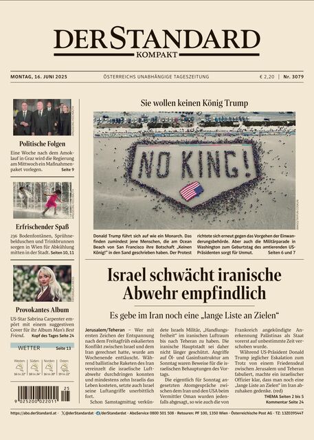 DER STANDARD Kompakt 2025-06-16