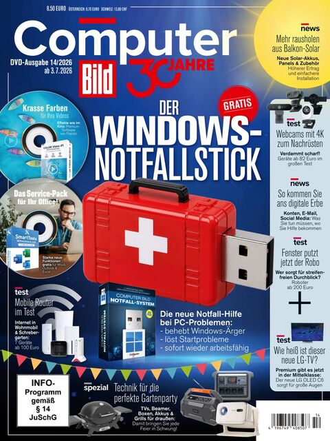 Computer BILD DVD Ausgabe 14/2026