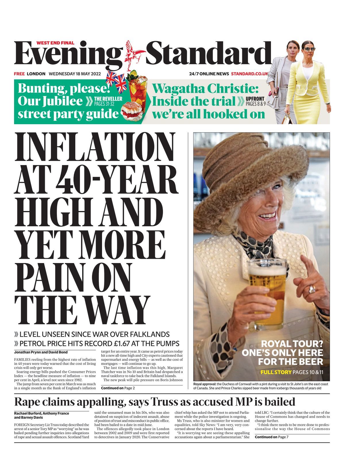 Evening Standard 22 05 18 Evening Standard 22 05 18