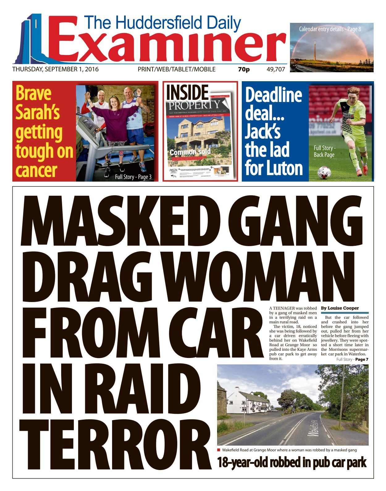 Huddersfield Examiner 16 09 01