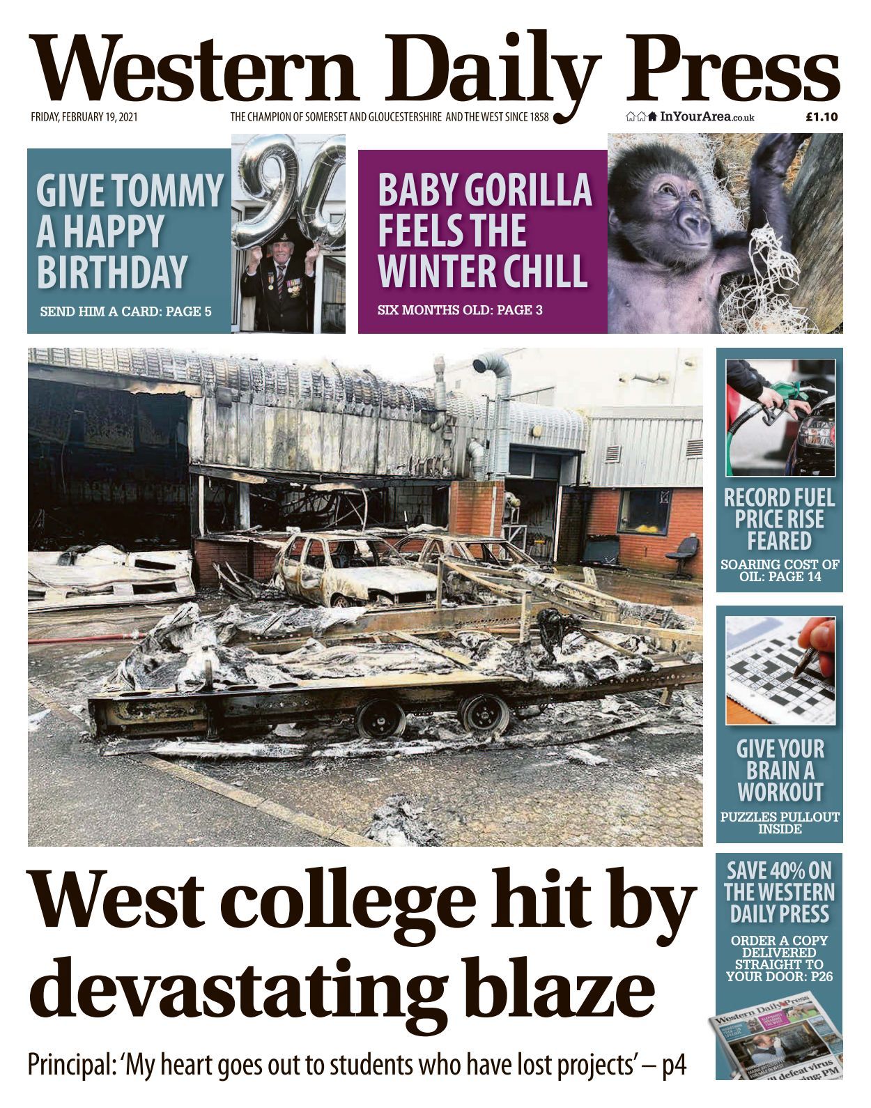 Western Daily Press 21 02 19