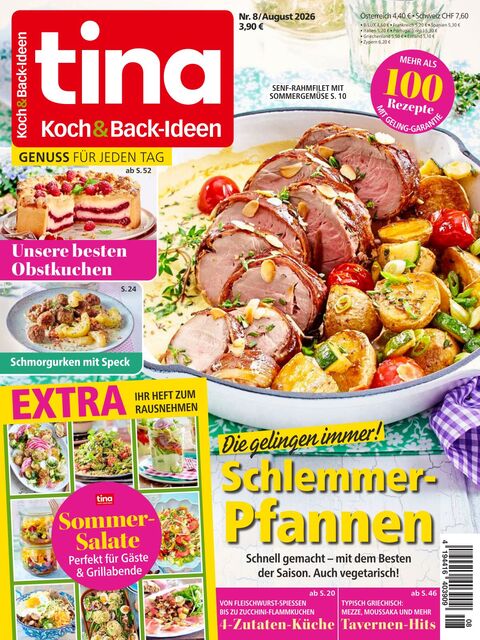 tina Koch und Backideen Ausgabe 8/2026