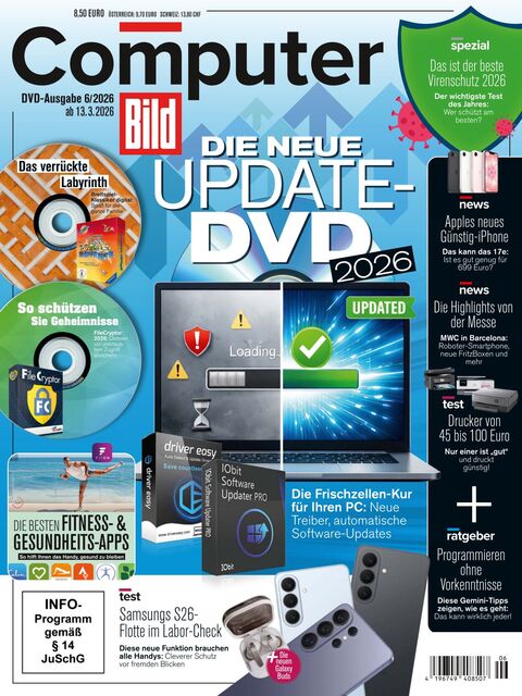 Computer BILD DVD Ausgabe 06/2026