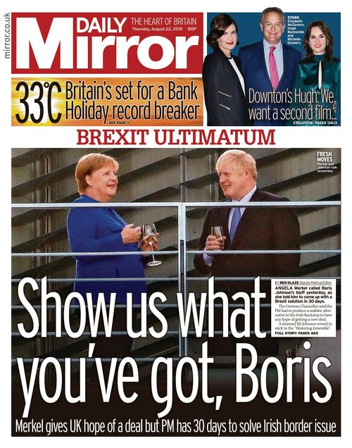 Daily Mirror 2019 08 22