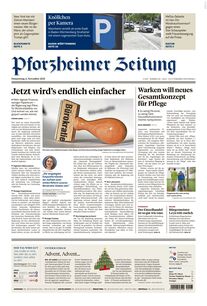 Pforzheimer Zeitung - Ausgabe Pforzheim 2025-11-06