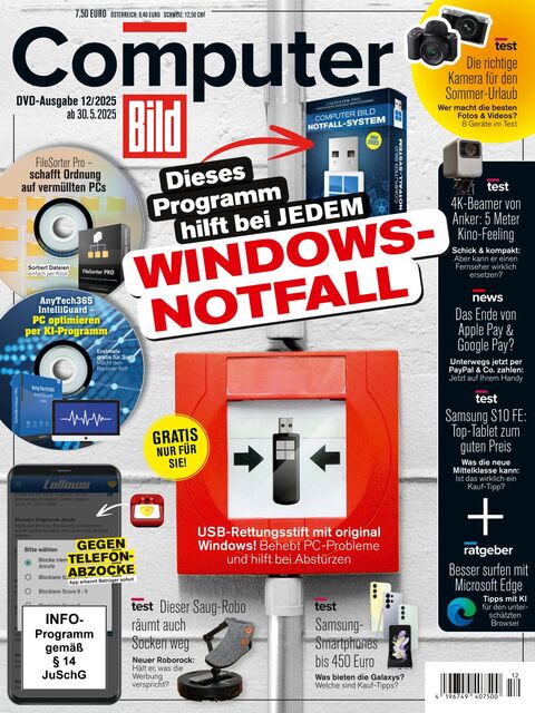 Computer BILD DVD Ausgabe 12/2025