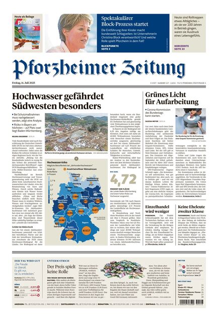 Pforzheimer Zeitung - Ausgabe Pforzheim 2025-07-11
