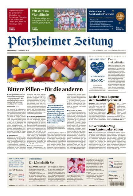 Pforzheimer Zeitung - Ausgabe Pforzheim 2025-12-04