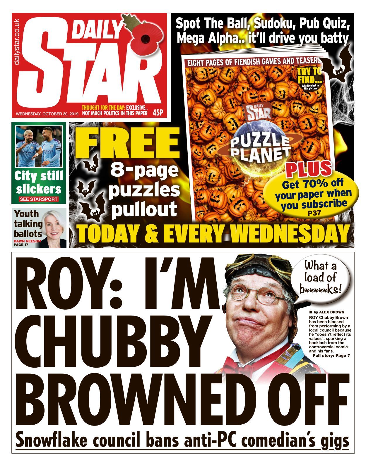 Daily Star - 2019-10-30