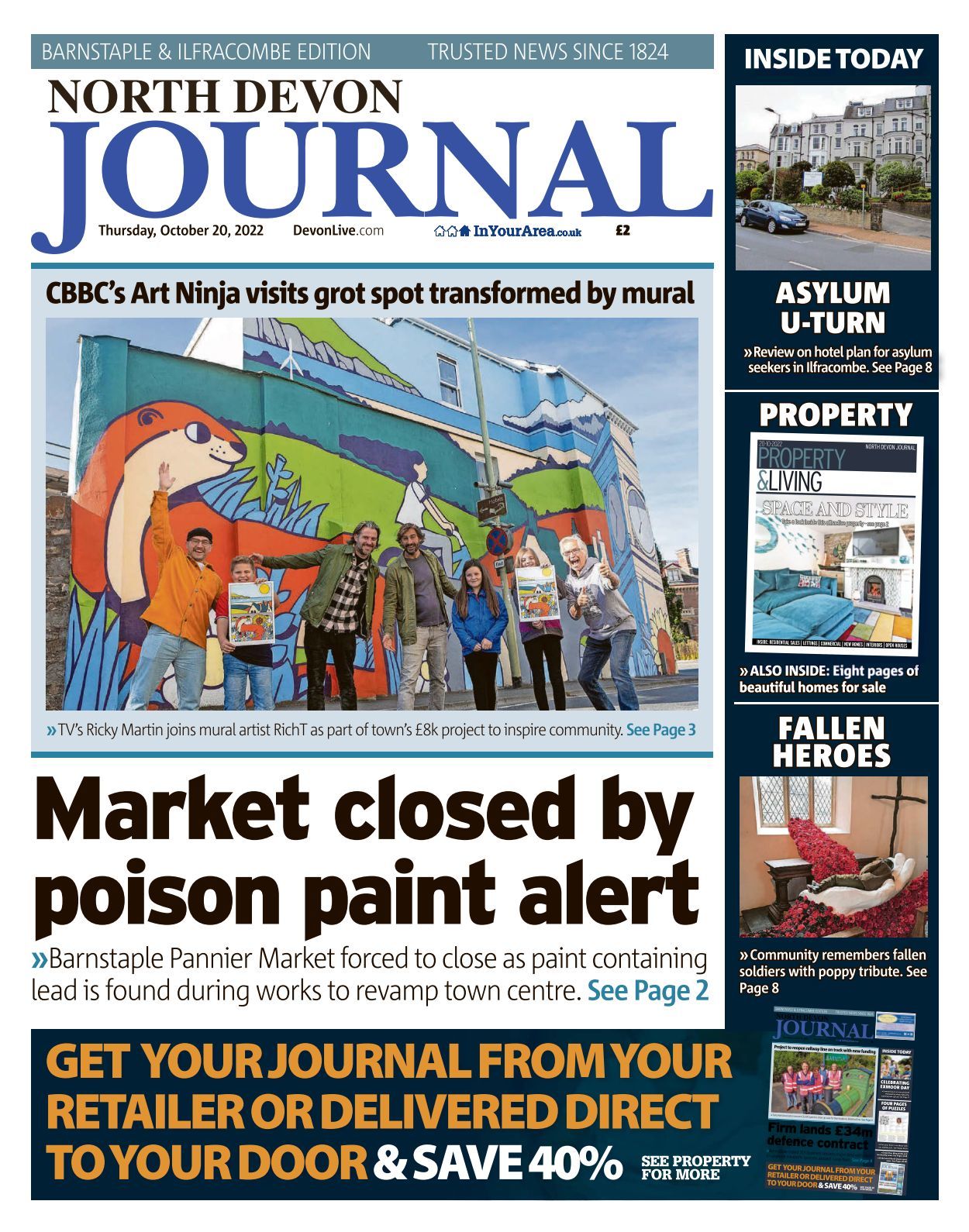 North Devon Journal Barnstaple 20221020