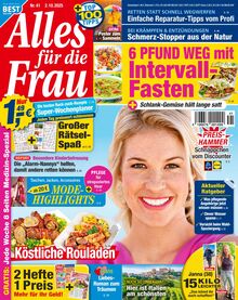 Alles für die Frau Zeitschrift Ausgabe 41/2025