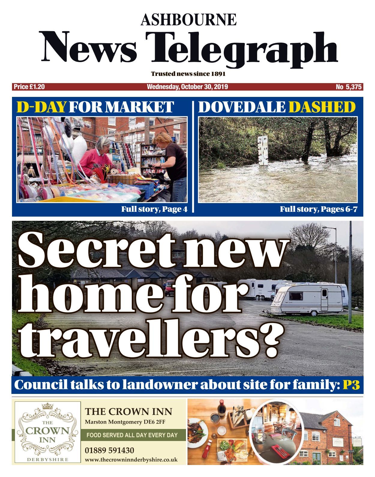 Ashbourne News Telegraph 20191030