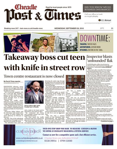 Cheadle Post And Times 2018 09 26
