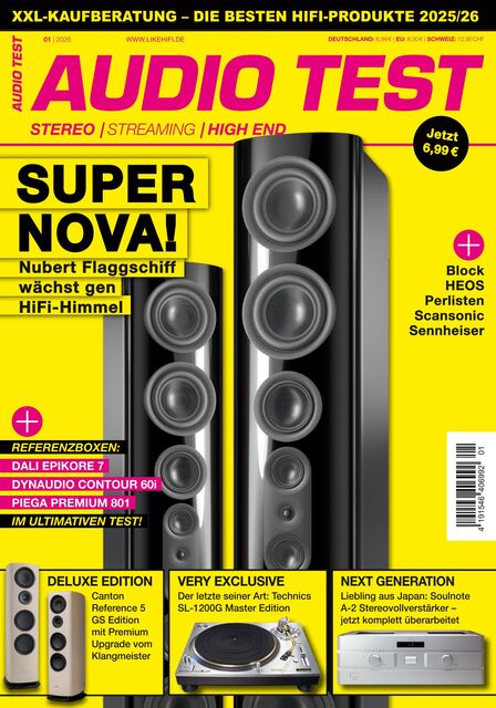 AUDIO TEST Ausgabe 1/2026