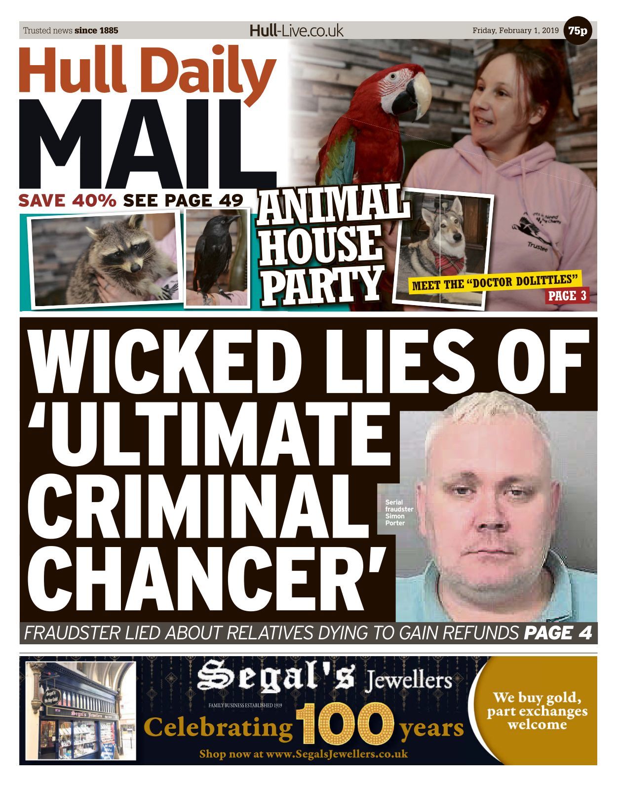 Hull Daily Mail 20190201