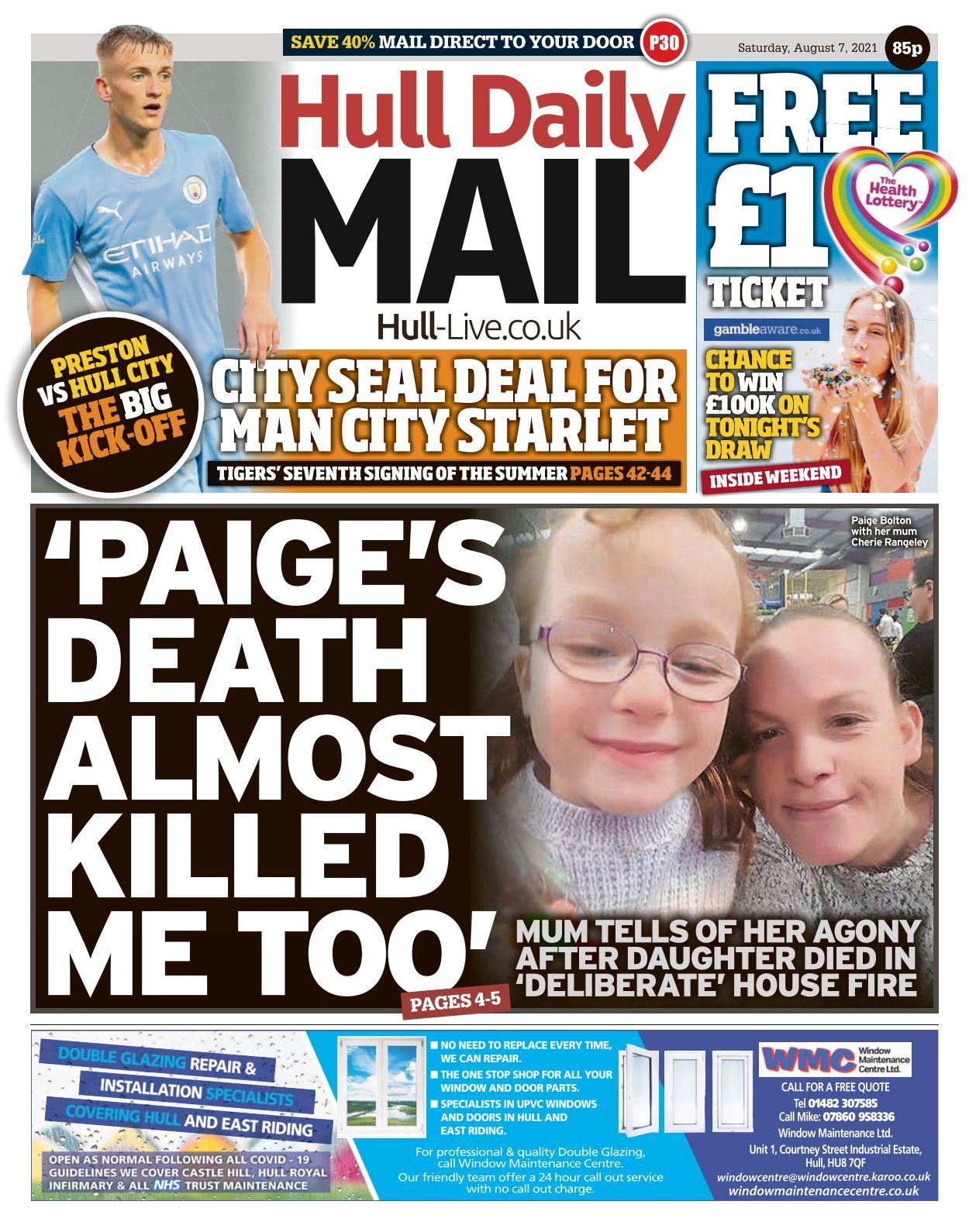 Hull Daily Mail 20210807