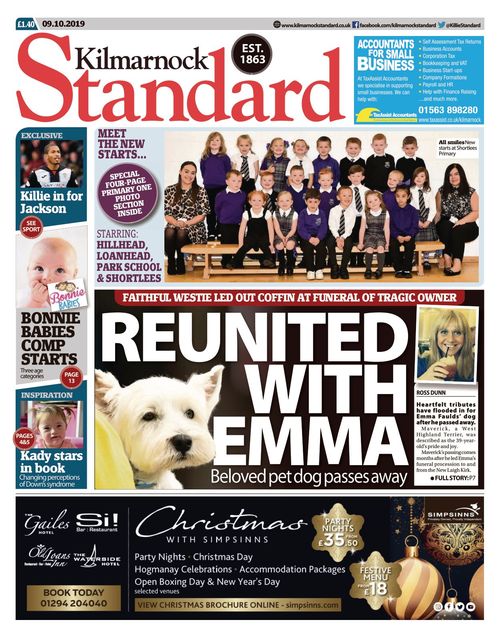 Kilmarnock Standard 20191009