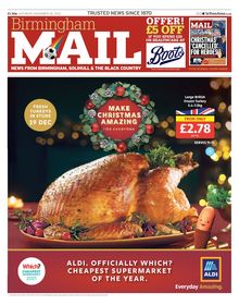 Birmingham Mail Newspaper 2022-11-26